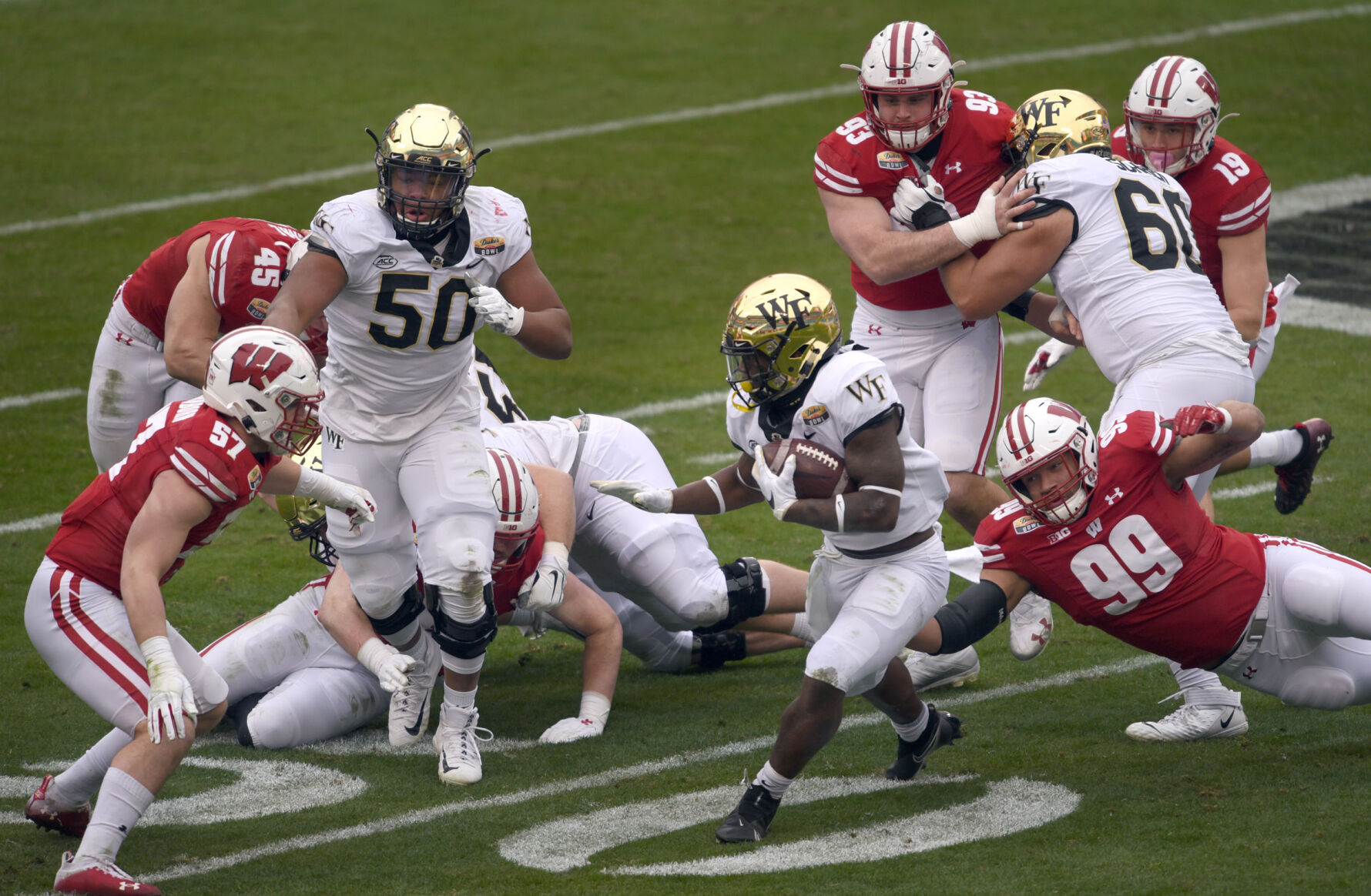 Wisconsin Wake Forest Duke's Mayo Bowl